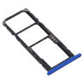 SIM Card Tray + SIM Card Tray + Micro SD Card Tray for Huawei Y8s (Blue)