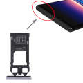 SIM Card Tray + SIM Card Tray / Micro SD Card Tray for Sony Xperia 1 / Xperia XZ4 (Grey)