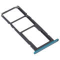 SIM Card Tray + SIM Card Tray + Micro SD Card Tray for Huawei Y7a (Green)