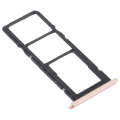 SIM Card Tray + SIM Card Tray + Micro SD Card Tray for Huawei Y7a (Gold)