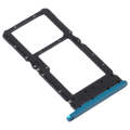 SIM Card Tray + SIM Card Tray / Micro SD Card Tray for Huawei Maimang 9 (Blue)