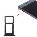 SIM Card Tray + SIM Card Tray / Micro SD Card Tray for Honor 9S (Black)