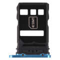 SIM Card Tray + NM Card Tray for Huawei P40 Pro+ (Blue)