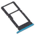 SIM Card Tray + SIM Card Tray / Micro SD Card Tray for Honor Play4 (Blue)
