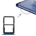 SIM Card Tray + NM Card Tray for Huawei Nova 5 Pro (Blue)