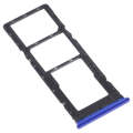 For Tecno Spark 5 Air KD6a SIM Card Tray + SIM Card Tray + Micro SD Card Tray (Blue)