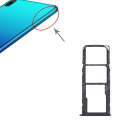 SIM Card Tray + SIM Card Tray + Micro SD Card Tray for Huawei Y7 Pro 2018 (Blue)