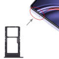 SIM Card Tray + SIM Card Tray / Micro SD Card Tray for Huawei Maimang 10 SE (Black)