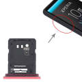 SIM Card Tray + Micro SD Card Tray for Sony Xperia 10 III (Red)