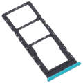 For Infinix S5 X652 SIM Card Tray + SIM Card Tray + Micro SD Card Tray (Green)