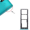 For Infinix Hot 10 Lite X657B SIM Card Tray + SIM Card Tray + Micro SD Card Tray (Green)