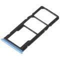 SIM Card Tray + SIM Card Tray + Micro SD Card Tray For Xiaomi Redmi 10 5G (Blue)
