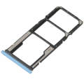 SIM Card Tray + SIM Card Tray + Micro SD Card Tray For Xiaomi Redmi 10A (Blue)