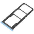 SIM Card Tray + SIM Card Tray + Micro SD Card Tray For Xiaomi Redmi 10A (Blue)