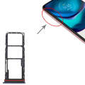 For Motorola Moto G42 SIM Card Tray + SIM Card Tray + Micro SD Card Tray (Black)
