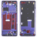 For Huawei nova 7 Pro Front Housing LCD Frame Bezel Plate(Purple)