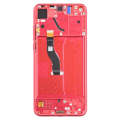For Honor View 20 Original LCD Screen Digitizer Full Assembly with Frame (Red)