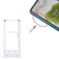 For Nokia X10 Original SIM + SIM / Micro SD Card Tray (White)