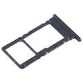 For Honor Play6T SIM + SIM / Micro SD Card Tray (Black)
