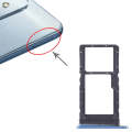 For Honor Play6T SIM + SIM / Micro SD Card Tray (Blue)