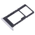 For Honor Play6T SIM + SIM / Micro SD Card Tray (Silver)