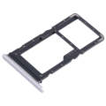 For Honor Play6C SIM + SIM / Micro SD Card Tray (Silver)