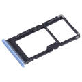 For Xiaomi Redmi 12 4G SIM Card Tray + SIM Card Tray / Micro SD Card Tray (Blue)