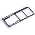 For Xiaomi Redmi 13C SIM Card Tray + SIM Card Tray + Micro SD Card Tray (Blue)