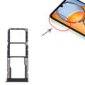 For Xiaomi Poco C65 SIM Card Tray + SIM Card Tray + Micro SD Card Tray (Black)