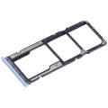 For Xiaomi Poco C65 SIM Card Tray + SIM Card Tray + Micro SD Card Tray (Blue)
