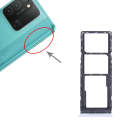 For Tecno Spark 8C KG5k SIM Card Tray + SIM Card Tray + Micro SD Card Tray (Gold)