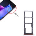 For Tecno Spark Go 2023 BF7n SIM Card Tray + SIM Card Tray + Micro SD Card Tray (Blue)