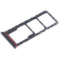 For Infinix Hot 10i X659B SIM Card Tray + SIM Card Tray + Micro SD Card Tray (Black)