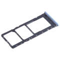 For Infinix Note 11 X663 SIM Card Tray + SIM Card Tray + Micro SD Card Tray (Blue)