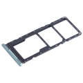 For Infinix Hot 12i X665B SIM Card Tray + SIM Card Tray + Micro SD Card Tray (Green)
