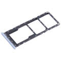 For Infinix Hot 30i X669 SIM Card Tray + SIM Card Tray + Micro SD Card Tray (Blue)