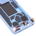 For OPPO Reno7 Pro 5G Front Housing LCD Frame Bezel Plate (Blue)