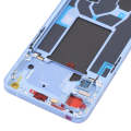 For OPPO Reno7 Pro 5G Front Housing LCD Frame Bezel Plate (Blue)