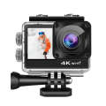 C1 Dual-Screen 2.0 inch + 1.3 inch Screen Anti-shake 4K WiFi Sport Action Camera Camcorder with W...