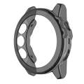 Suitable for Garmin Fenix 5X & 5X Plus Transparent TPU Watch Case(Transparent black)