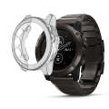 Suitable for Garmin Fenix 5 & 5 Plus transparent TPU Silica Gel Watch Case(Transparent white)