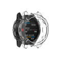 Suitable for Garmin Fenix 6S / 6S Pro transparent TPU Silica Gel Watch Case(Transparent white)
