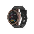Suitable for Garmin Fenix 6S / 6S Pro transparent TPU Silica Gel Watch Case(Transparent orange)