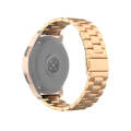For Xiaomi MI/Huawei Glory S1 18mm Three Beads Stainless Steel Watch Band 18mm(Rose Gold)