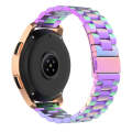 For Huami GTS/Galaxy Watch 42/40/44 20mm 3-Beads Stainless Steel Watch Band(Colourful)