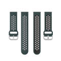 22mm For Huawei Watch GT2e/GT/GT2 46MM Fashion Inner Buckle Silicone Watch Band(Olive green black)