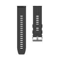 Suitable For Xiaomi Haylou Solar Watch Silicone Watch Band, Length: 21cm(black)