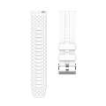 Suitable For Xiaomi Haylou Solar Watch Silicone Watch Band, Length: 21cm(white)