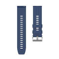 Suitable For Xiaomi Haylou Solar Watch Silicone Watch Band, Length: 21cm(mazarine)
