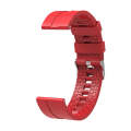 Suitable For Xiaomi Haylou Solar Watch Silicone Watch Band, Length: 21cm(red)